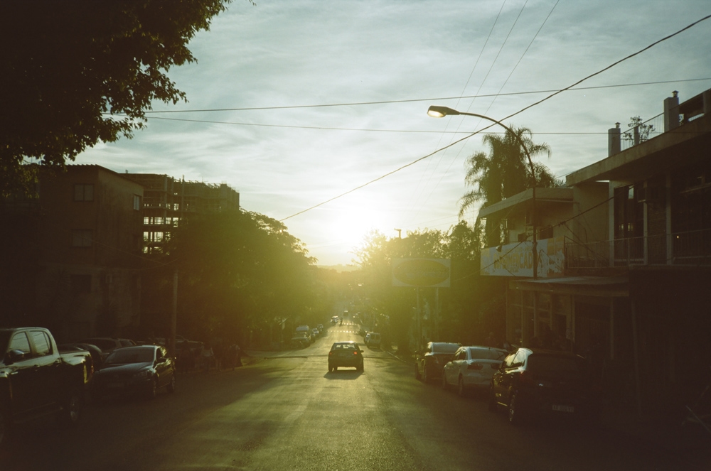 Drive out with the sun in your eyes